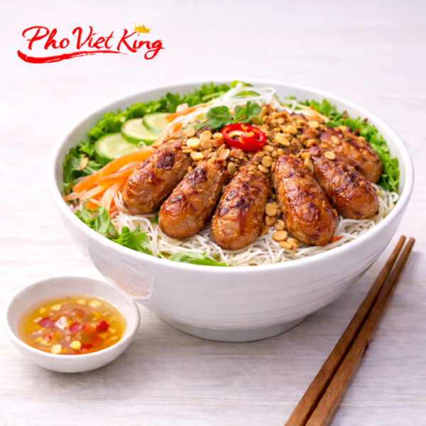 430. Vermicelli Salad with Grilled Sausage