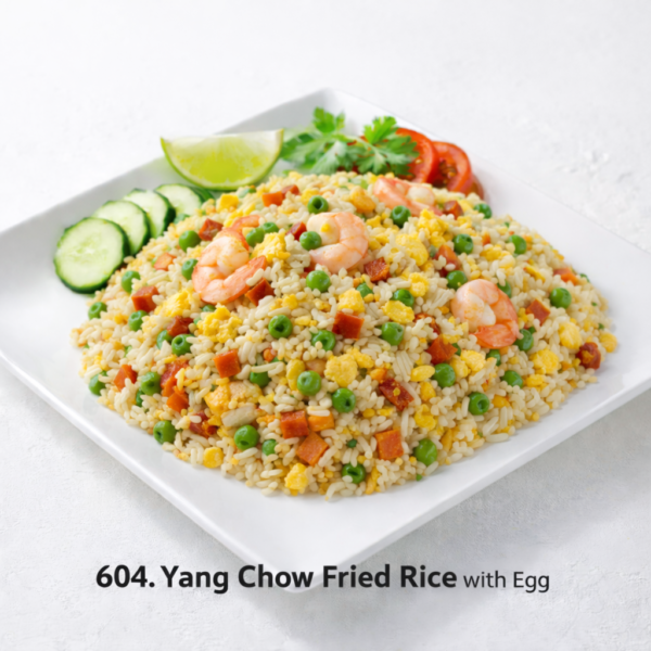 604. Yang chow Fried Rice with Egg