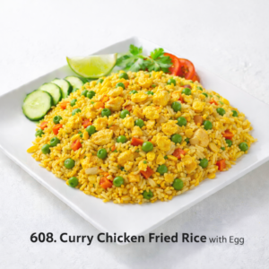 608. Curry Chicken Fried Rice with Egg