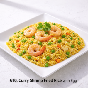 610. Curry Shrimp Fried Rice with Egg