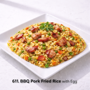 611. BBQ Pork Fried Rice with Egg