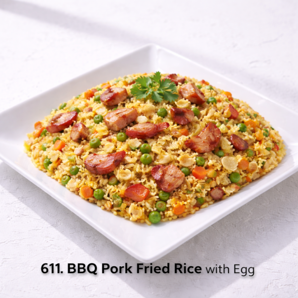 611. BBQ Pork Fried Rice with Egg