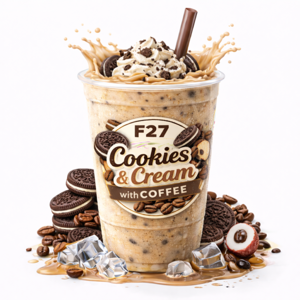 F27. Cookies and Cream with Coffee